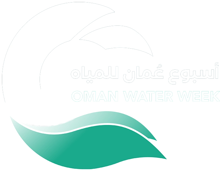 Oman Water Week white logo